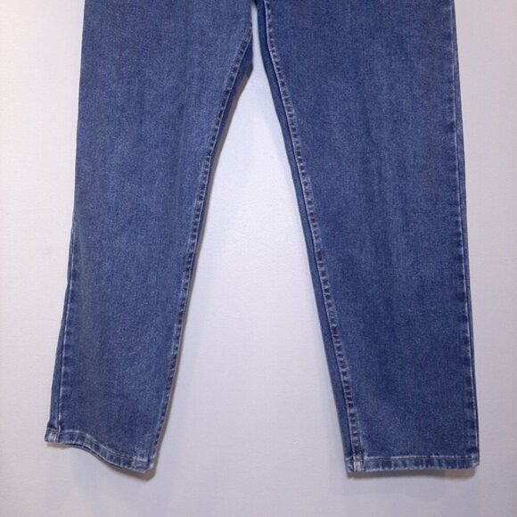 Vintage 90s WRANGLER High Waist Mom Jeans Tapered Leg Relaxed Fit Denim - Picture 8 of 13